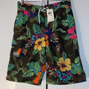 Polo Ralph Lauren (NWT) tropical swimming trunks for boys. Size L(14-16).